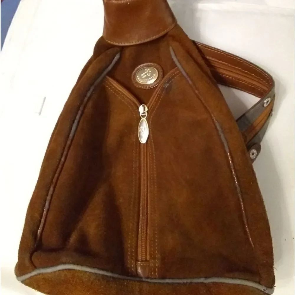 Vintage Celebrities brushed leather bag